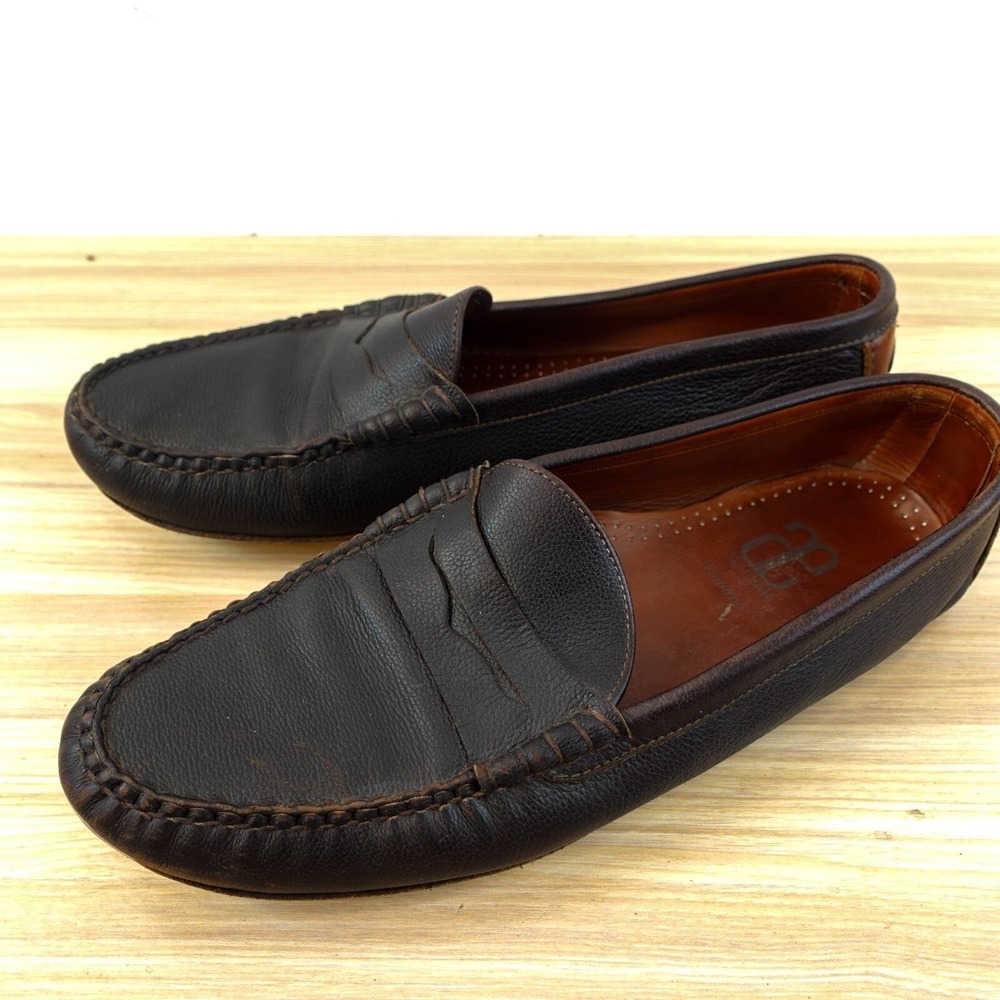 Allen Edmonds Winthrop Chocolate Penny Loafer Weejun Leather Moc Toe Mens 11.5D